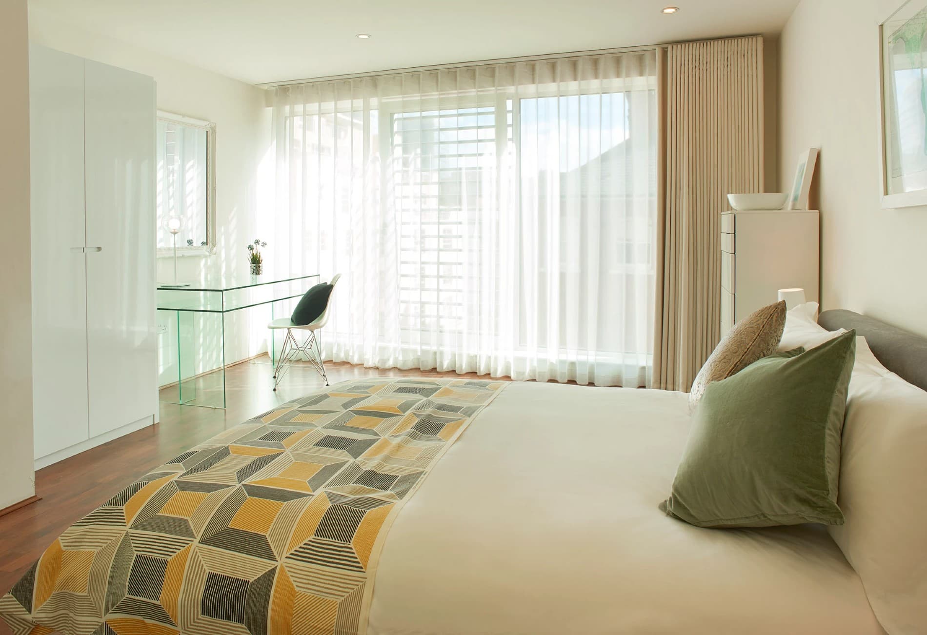 Spitalfields Two Bed Master Bedroom.Jog